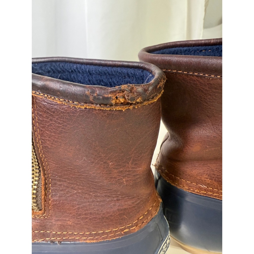 Sperry Top-Sider Women's Size 10 Leather Duck Waterproof Boots Gorpcore Workwear - Picture 7 of 7